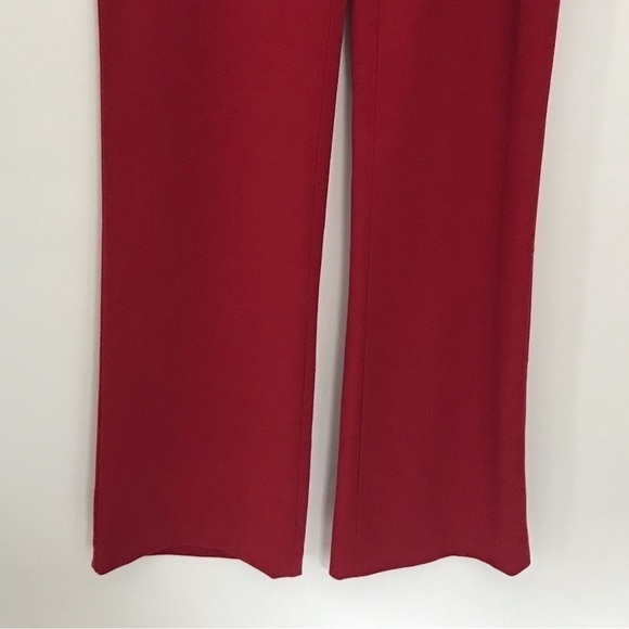 Emil Rutenberg Holiday Red Career Pants with pocket size 0 USA New with Tags - Picture 3 of 8